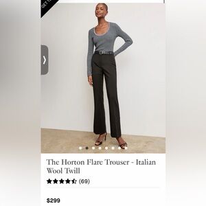 MM.LaFleur Horton twill trouser Wool Ankle Pants – Size 8